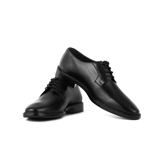 Black Derby Shoes for Men Formal Shoes