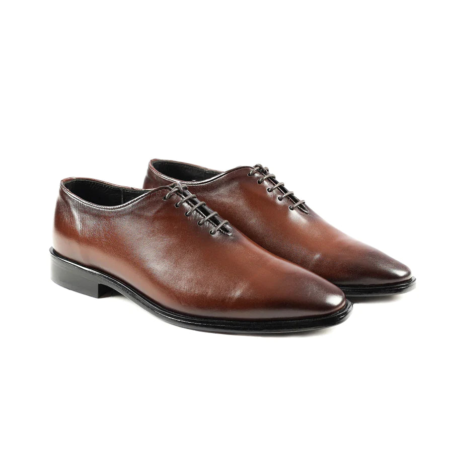 Brown Wholecut Shoes for Men's Dress Shoes